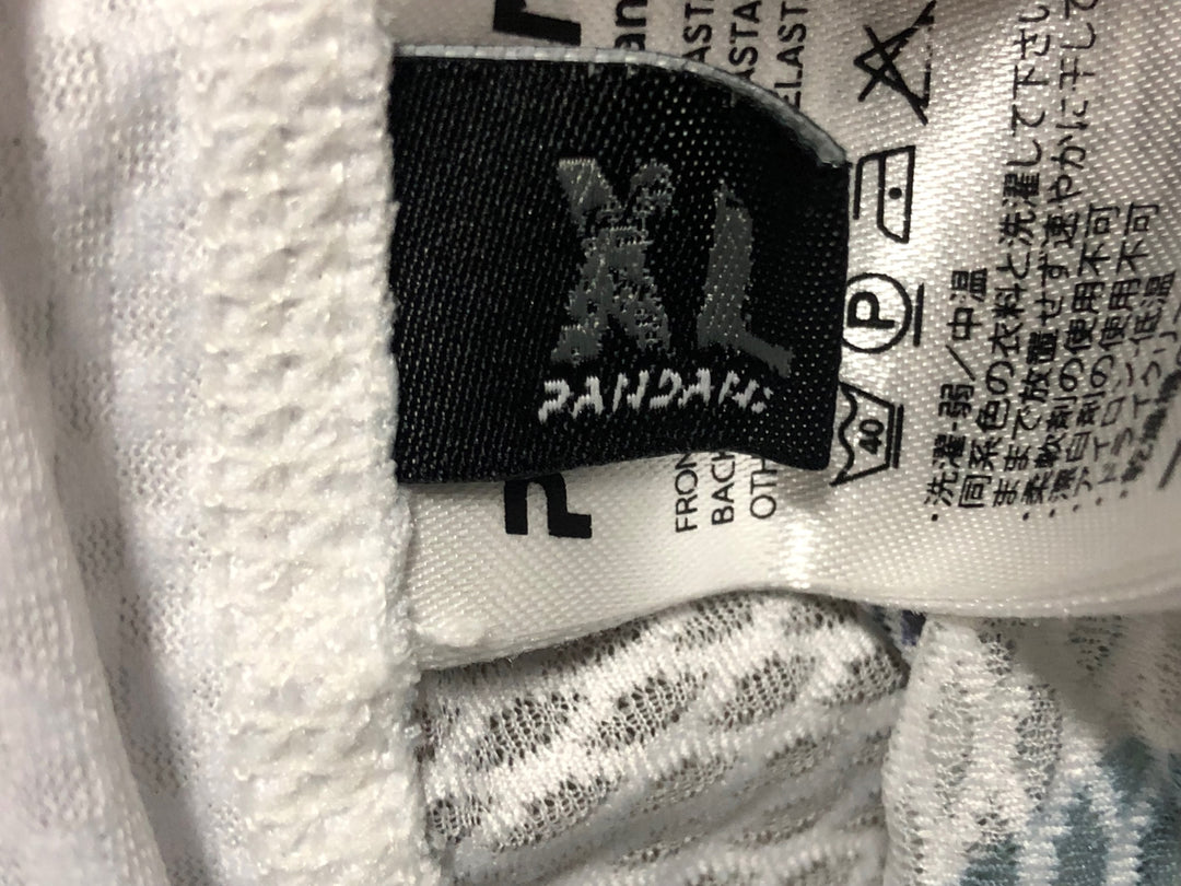 JU400 パンダーニ Pandani 半袖 サイクルジャージ 白 総柄 XL