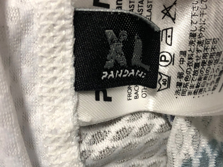 JU400 パンダーニ Pandani 半袖 サイクルジャージ 白 総柄 XL