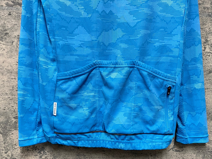 KJ188 パールイズミ PEARL iZUMi 長袖 サイクルジャージ 青 L