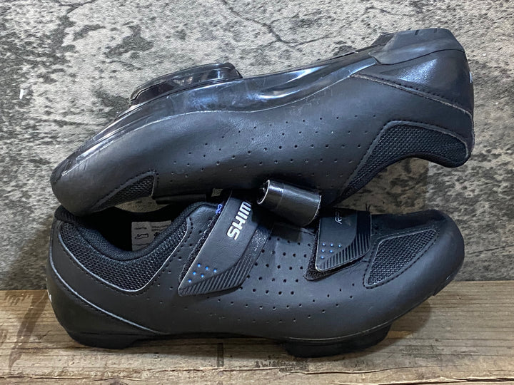 KG401 シマノ SHIMANO RP1 SH-RP100-S L ビンディングシューズ 黒 SPD 3穴 EU38 ※ペン字あり