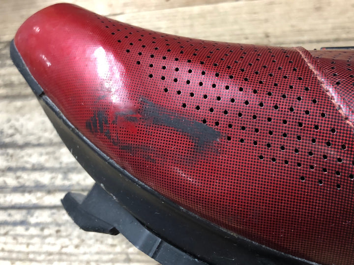 KE252 シマノ SHIMANO RC7 SH-RC701M ビンディングシューズ 3穴 赤 EU41