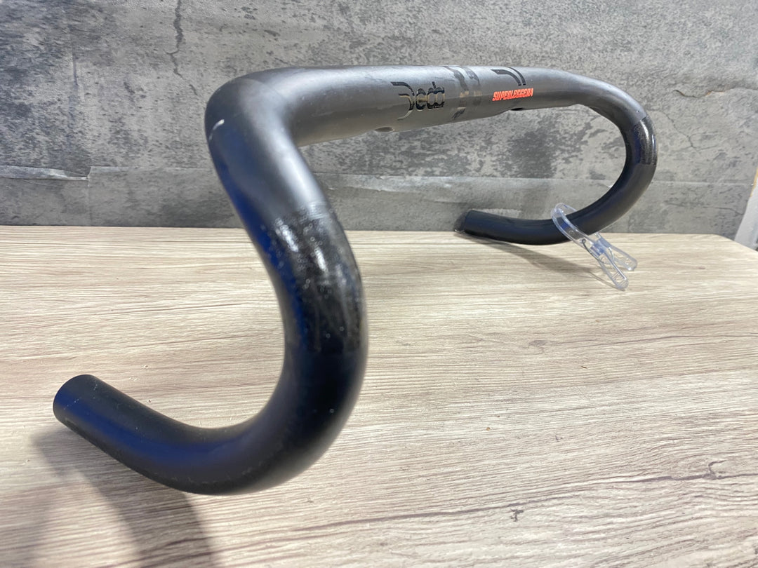 KI696 デダ DEDA SUPERLEGGERA カーボン ドロップハンドル Φ31.75mm エンド外-外420mm