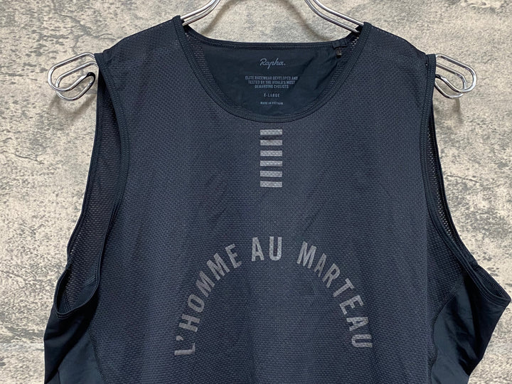 KC673 ラファ Rapha PRO TEAM BASE LAYER SLEEVELESS ノースリーブ ベースレイヤー 黒 XL