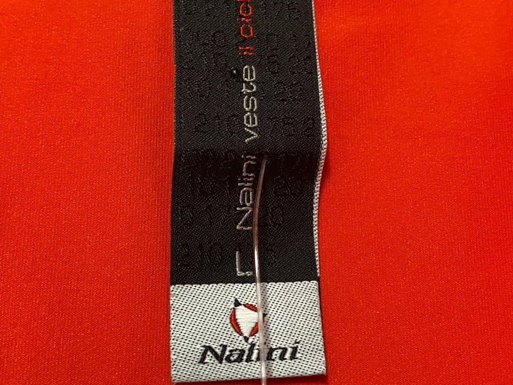 KJ983 ナリーニ NALINI 半袖 サイクルジャージ 赤グレー L