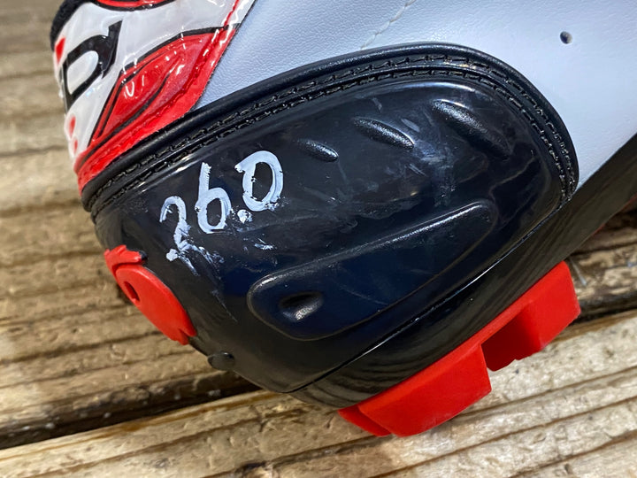 KG390 シディ SIDI TRACE MTB ビンディングシューズ 白 SPD EU42 ※ペン字あり