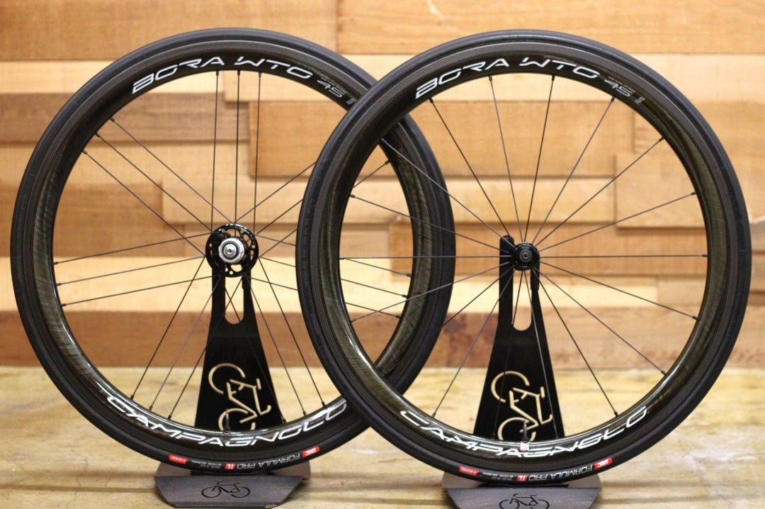 カンパニョーロ CAMPAGNOLO ボーラ BORA WTO 45 カーボン チューブレス ホイールセット シマノ 12/11S 19C 【立川店】