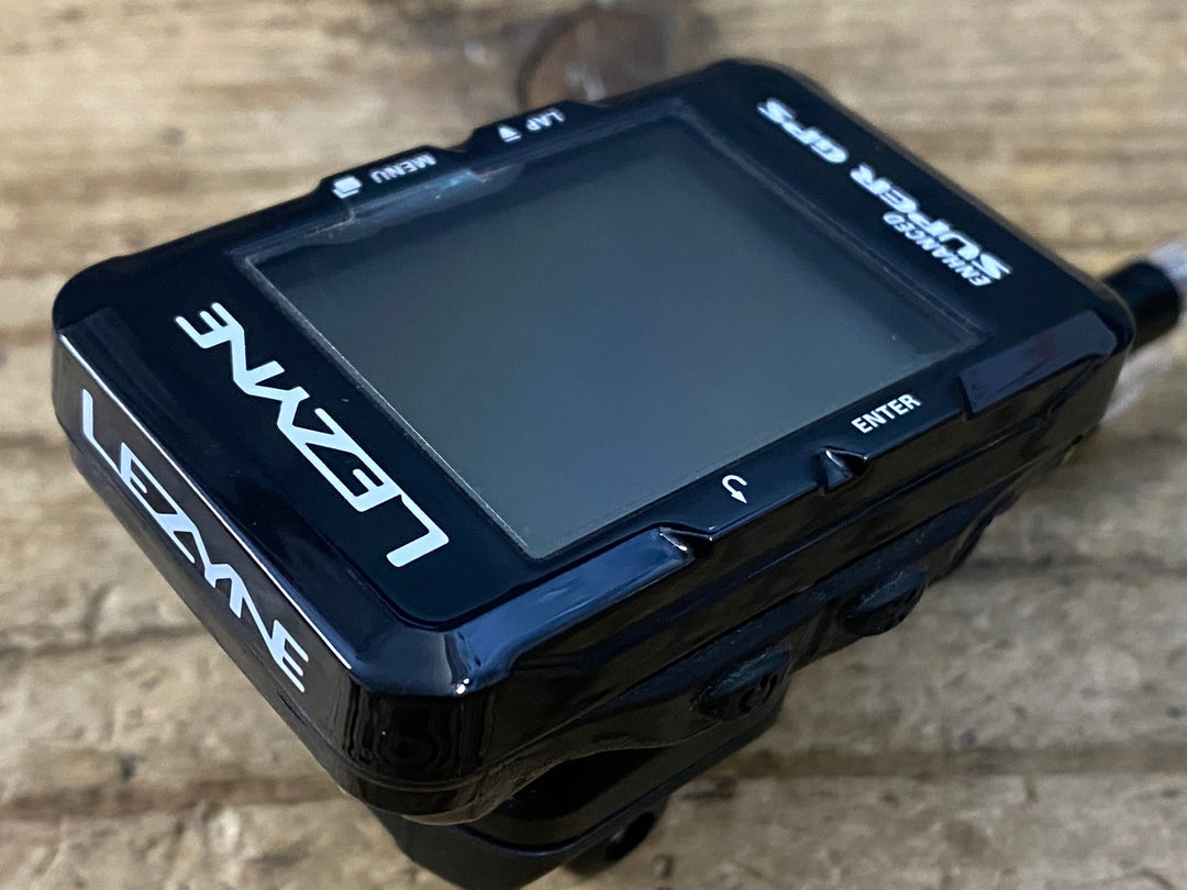 KK719 レザイン LEZYNE SUPER GPS サイクルコンピューター 起動確認済み マウント付