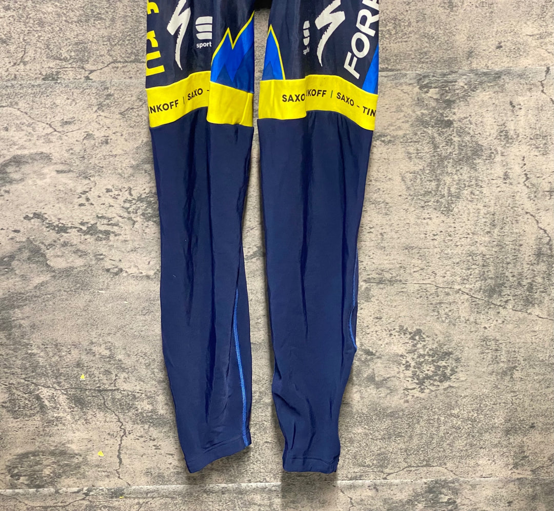 KJ791 スポーツフル sportful ビブタイツ 紺 XL 裏起毛 TINKOFF SAXO ※擦れ