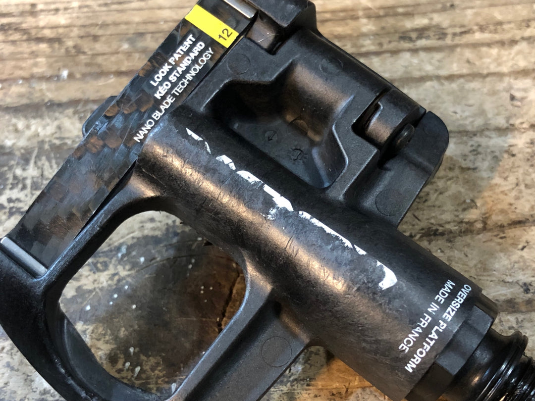 JW989 ルック LOOK ケオ KEO BLADE CARBON ビンディングペダル ※削れ等ダメージ大のためジャンク