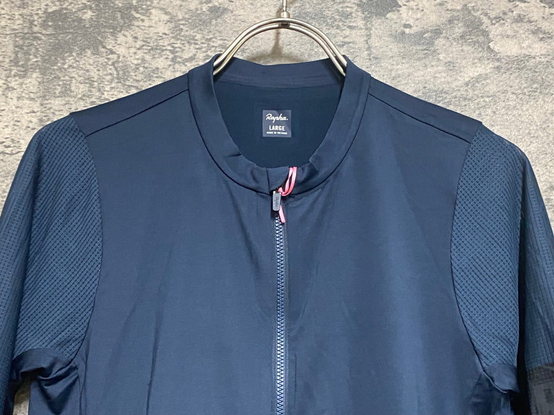 KM130 ラファ Rapha PRO TEAM JERSEY 半袖 サイクルジャージ 黒 L