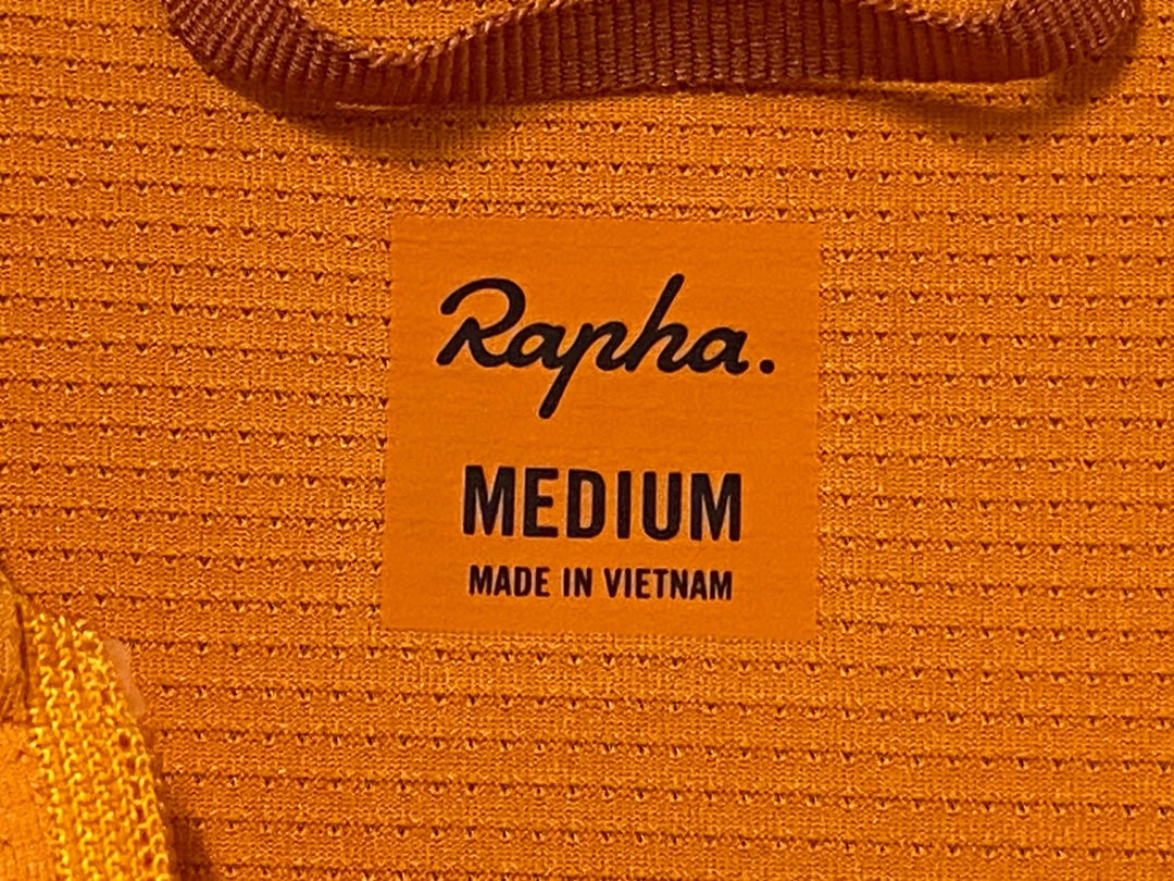 JZ133 ラファ Rapha CLASSIC FLYWEIGHT JERSEY 半袖 サイクルジャージ オレンジ M