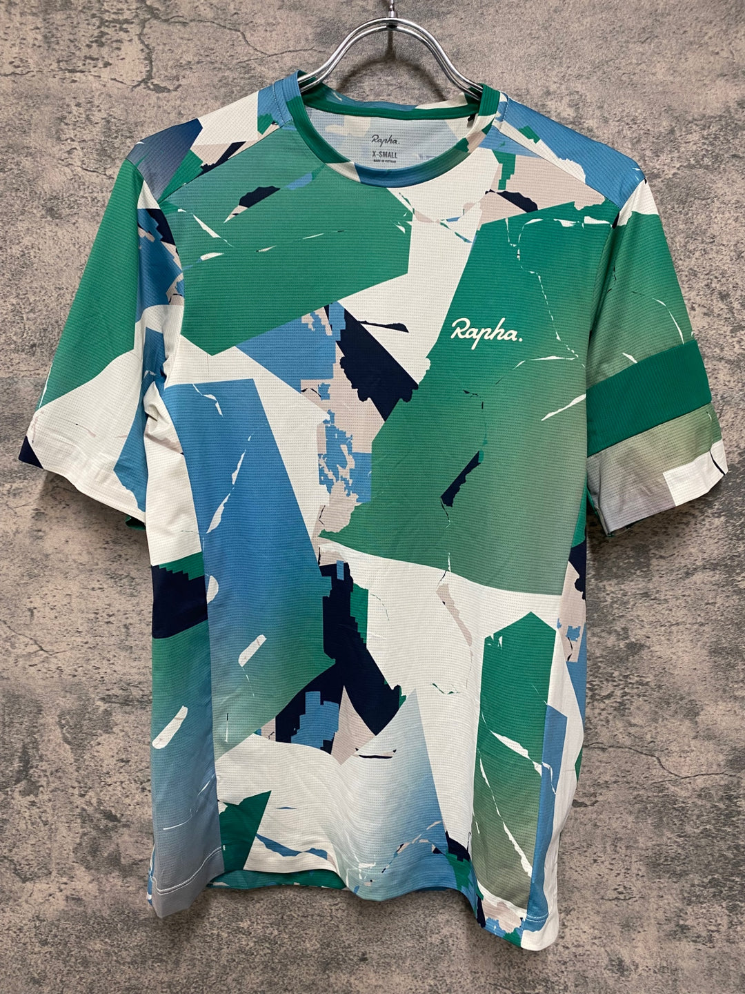JG330 ラファ Rapha EXPLORE TECHNICAL T-SHIRT 半袖 Tシャツ 緑 ベージュ XS