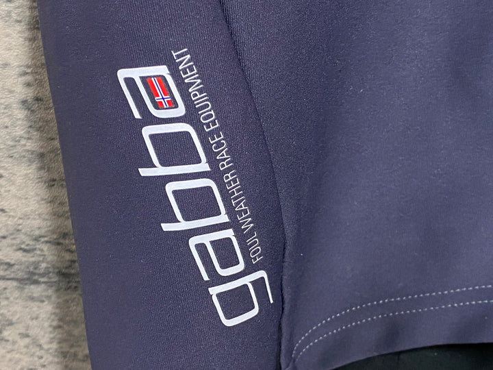 KB222 カステリ CASTELLI ROSSOCORSA 半袖 サイクルジャージ グレー 黄 XL gabba GORE WINDSTOPPER ※ロゴ劣化