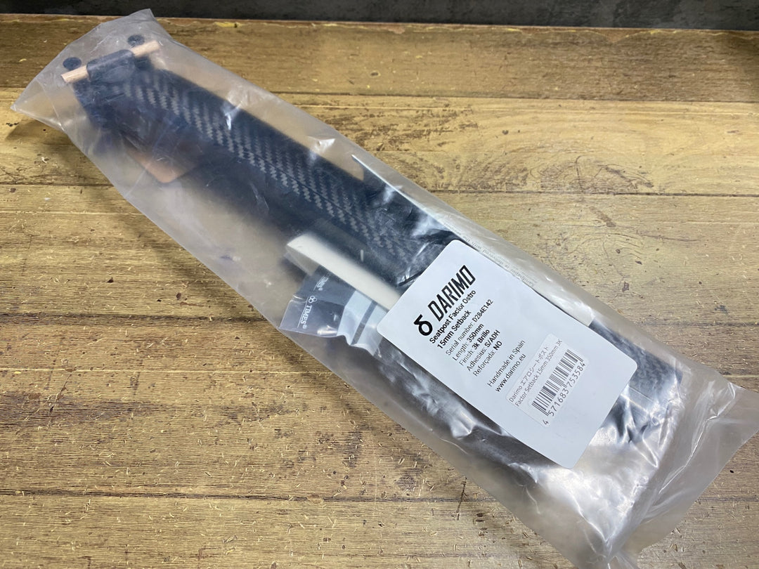 KI774 ダリモ DARIMO エアロシートポスト Factor OSTRO VAM Setback 15mm 350mm 3K