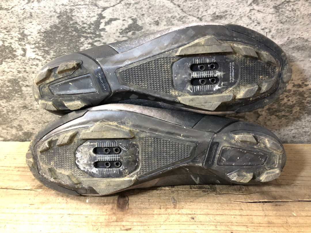 JP754 シマノ SHIMANO RX8 SHRX801M ビンディングシューズ 黒グレー EU42 SPD