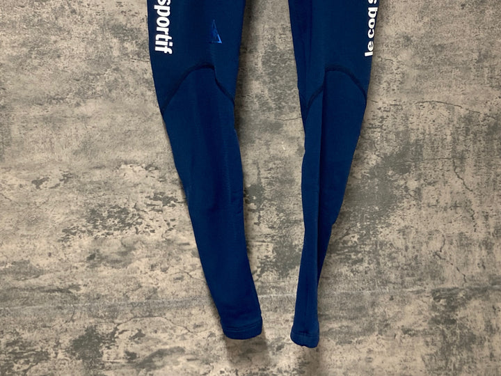 JW076 ルコックスポルティフ le coq sportif レーサータイツ ネイビー L 裏起毛
