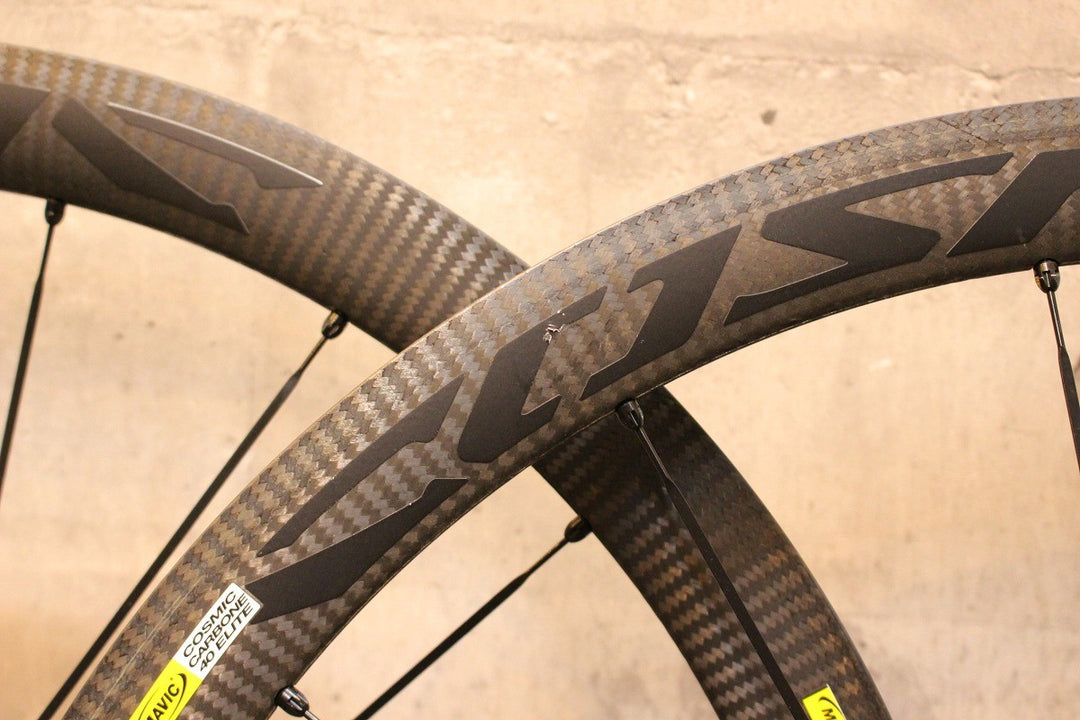 マヴィック MAVIC コスミックカーボン COSMIC CARBONE 40 ELITE アルミ カーボン クリンチャー ホイールセット シマノ 11S ナローリム【名古屋店】