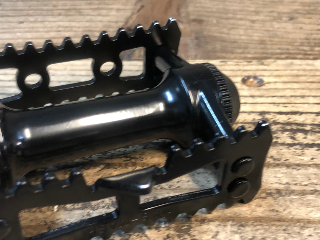 JM063 三ヶ島 MKS MASH STREAM フラットペダル 黒