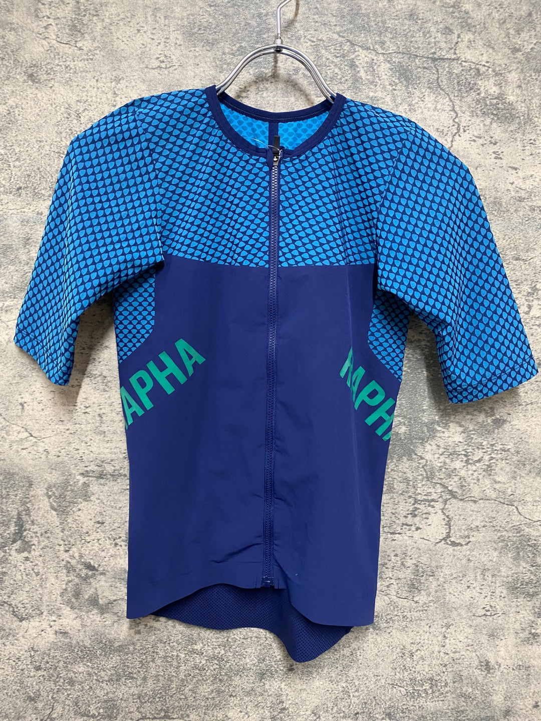KR203 ラファ Rapha PRO TEAM CRIT JERSEY 半袖 サイクルジャージ 紺 XS