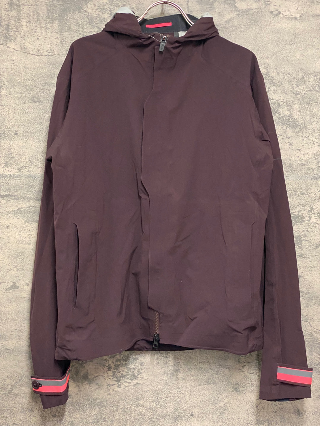 JV920 ラファ Rapha HOODED RAIN JACKET 長袖 レインジャケット バーガンディ S