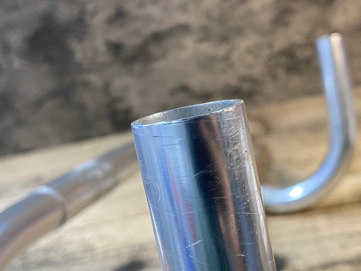 JV010 チネリ Cinelli Criterium 65-40 アルミ ドロップハンドル Φ26.2 エンドC-C400mm シルバー