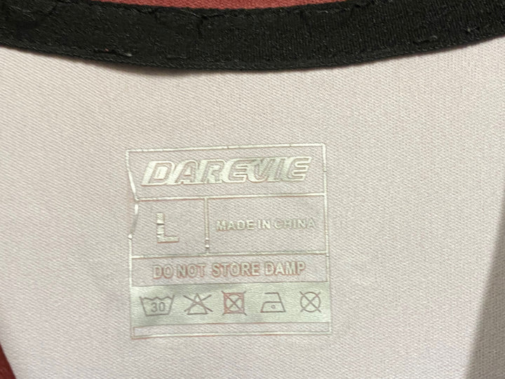 KJ995 DAREVIE 長袖 サイクルジャージ バーガンディ L
