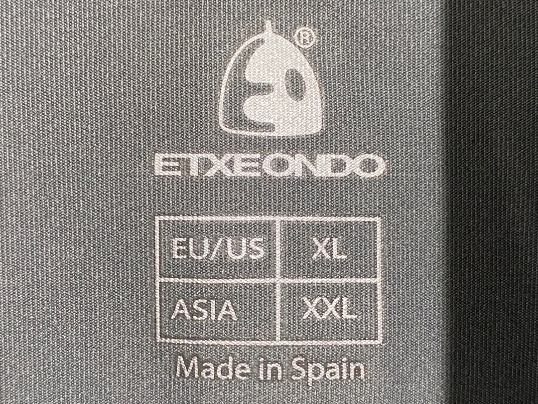 KA042 エチュンド ETXEONDO ジレ サイクルベスト 黒 XXL CORE WINDSTOPPER