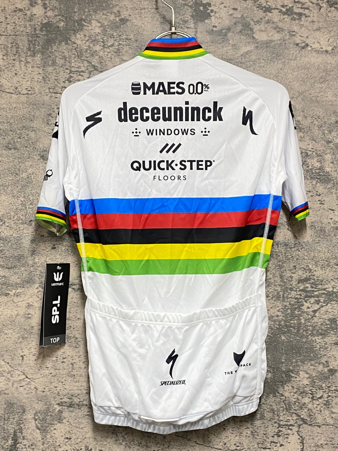 KB364 フェルマルク VERMARC WORLD CHAMP SPL AERO 半袖 サイクルジャージ 白 XS