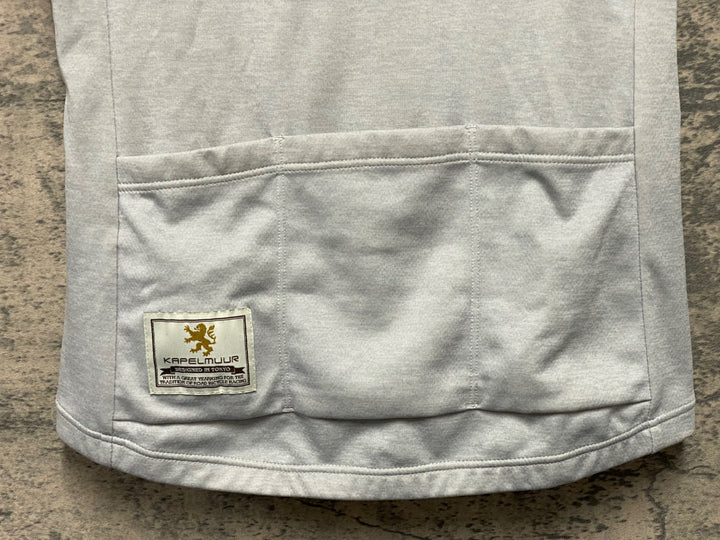 JS688 カペルミュール KAPELMUUR 半袖 サイクルジャージ グレー ピンク 38サイズ