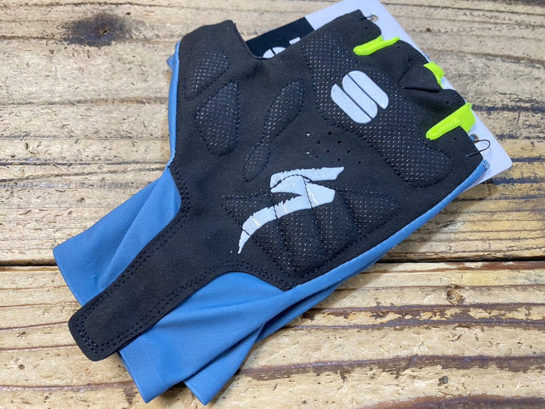 KJ842 スポーツフル sportful AERO TEAM GLOVE 指切 グローブ 青 L TINKOFF