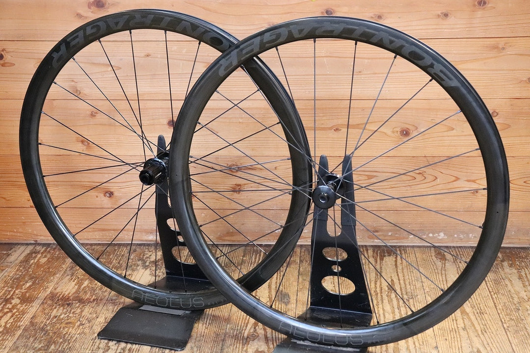 ボントレガー BONTRAGER アイオロス AEOLUS RSL 37 カーボン チューブレスレディ ホイールセット シマノ 11S/12S 【芦屋店】