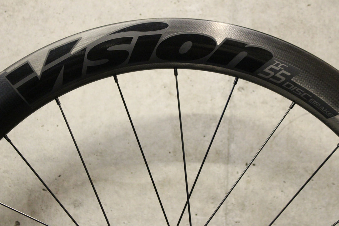 ヴィジョン Vision TC 55 DISC カーボン チューブレスレディ ホイール シマノ12/11S リアのみ 【福岡店】