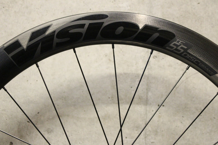ヴィジョン Vision TC 55 DISC カーボン チューブレスレディ ホイール シマノ12/11S リアのみ 【福岡店】