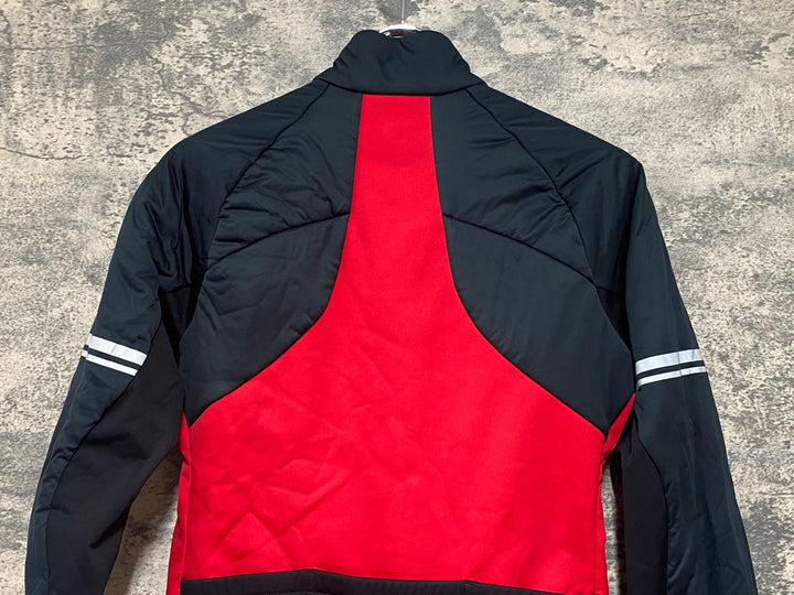 KP594 パールイズミ PEARL iZUMi 長袖 サイクルジャケット 黒 赤 レディース 裏起毛