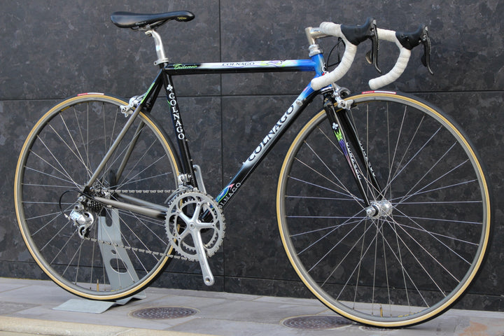 コルナゴ COLNAGO チタニオ TITANIO ART DECOR 1998年頃 カンパニョーロ レコード 9S チタン ロードバイク 【福岡店】