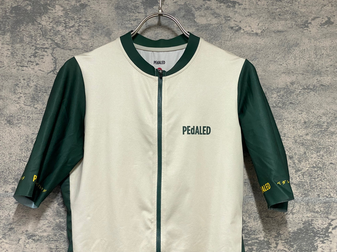 KG109 ペダレット PEdALED 半袖 サイクルジャージ 緑 M