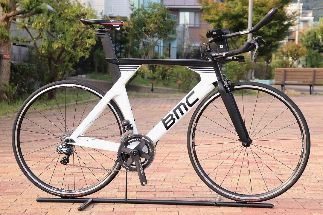 ビーエムシー BMC タイムマシーン TIMEMACHINE TM02 2018年モデル MLサイズ シマノ アルテグラ 6870 MIX DI2 11S カーボン TTバイク 【芦屋店】