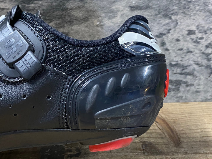 JQ232 シディ SIDI SCARPE GENIUS 5FIT CARBON ビンディングシューズ 3穴 黒 EU40