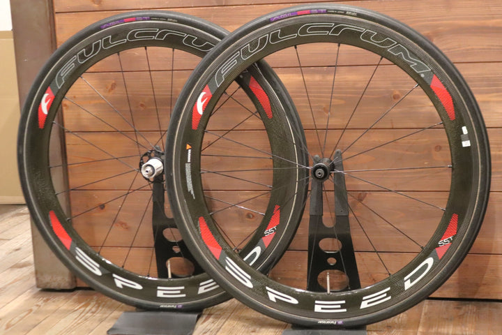 フルクラム FULCRUM スピード SPEED 55T カーボン チューブラー ホイールセット シマノ11S/12S 【東京南麻布店】