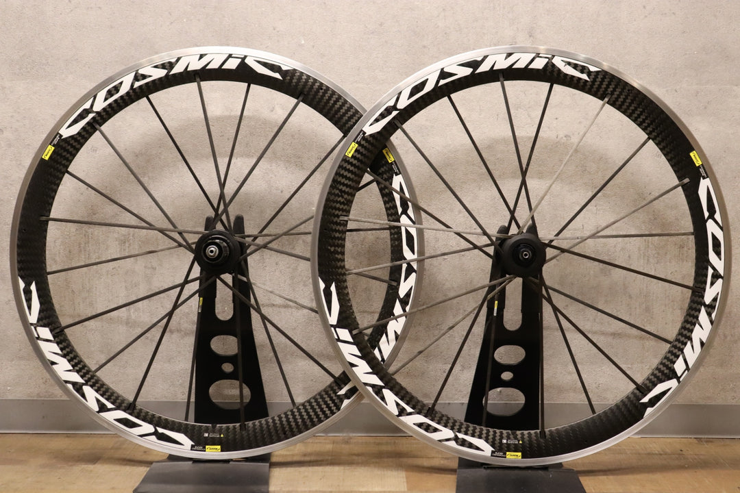 マヴィック MAVIC コスミック COSMIC SR カーボンカウル クリンチャー シマノ 12/11S ホイールセット 【さいたま浦和店】