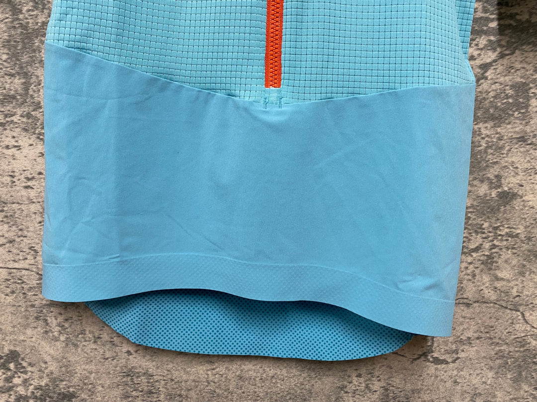 JG328 ラファ Rapha PRO TEAM GRAVEL JERSEY 半袖 サイクルジャージ 水色 XS