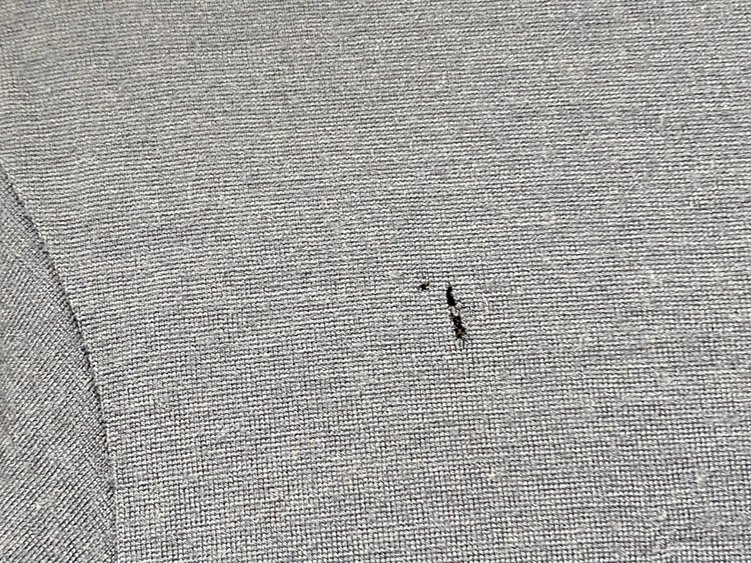 KI195 ラファ Rapha RAEBURN SHORT SLEEVE MERINO HENLEY 半袖 シャツ ネイビー M ※穴開きのためジャンク