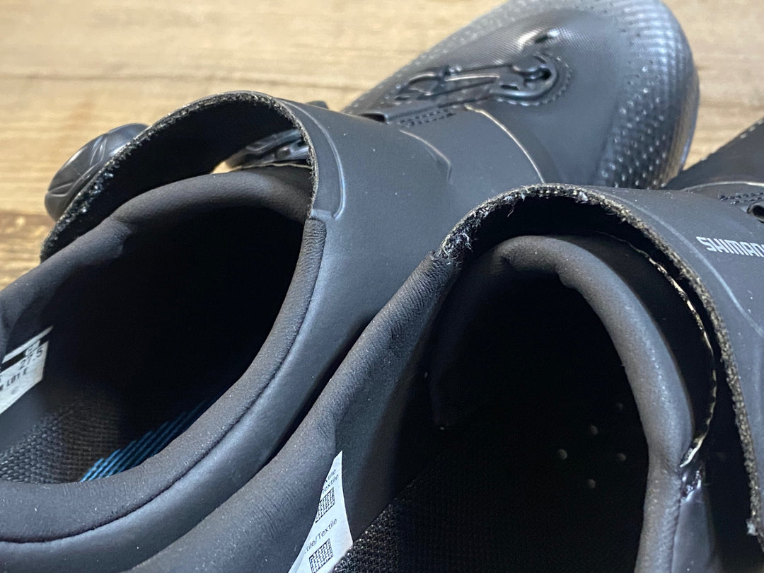 KB511 シマノ SHIMANO RC7 SH-RC702 ビンディングシューズ シルバー 黒 EU43.5 WIDE SPD-SL