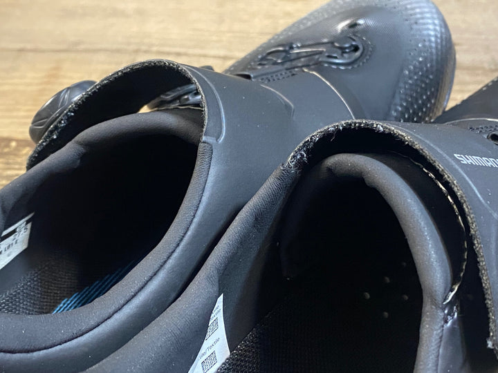 KB511 シマノ SHIMANO RC7 SH-RC702 ビンディングシューズ シルバー 黒 EU43.5 WIDE SPD-SL