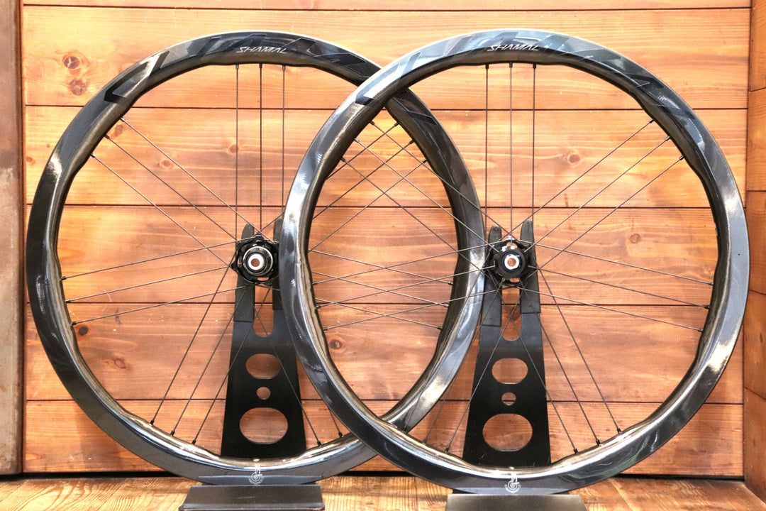 カンパニョーロ CAMPAGNOLO シャマル SHAMAL DUAL PROFILE カーボン チューブレス ホイールセット シマノ11S/12S 【東京南麻布店】