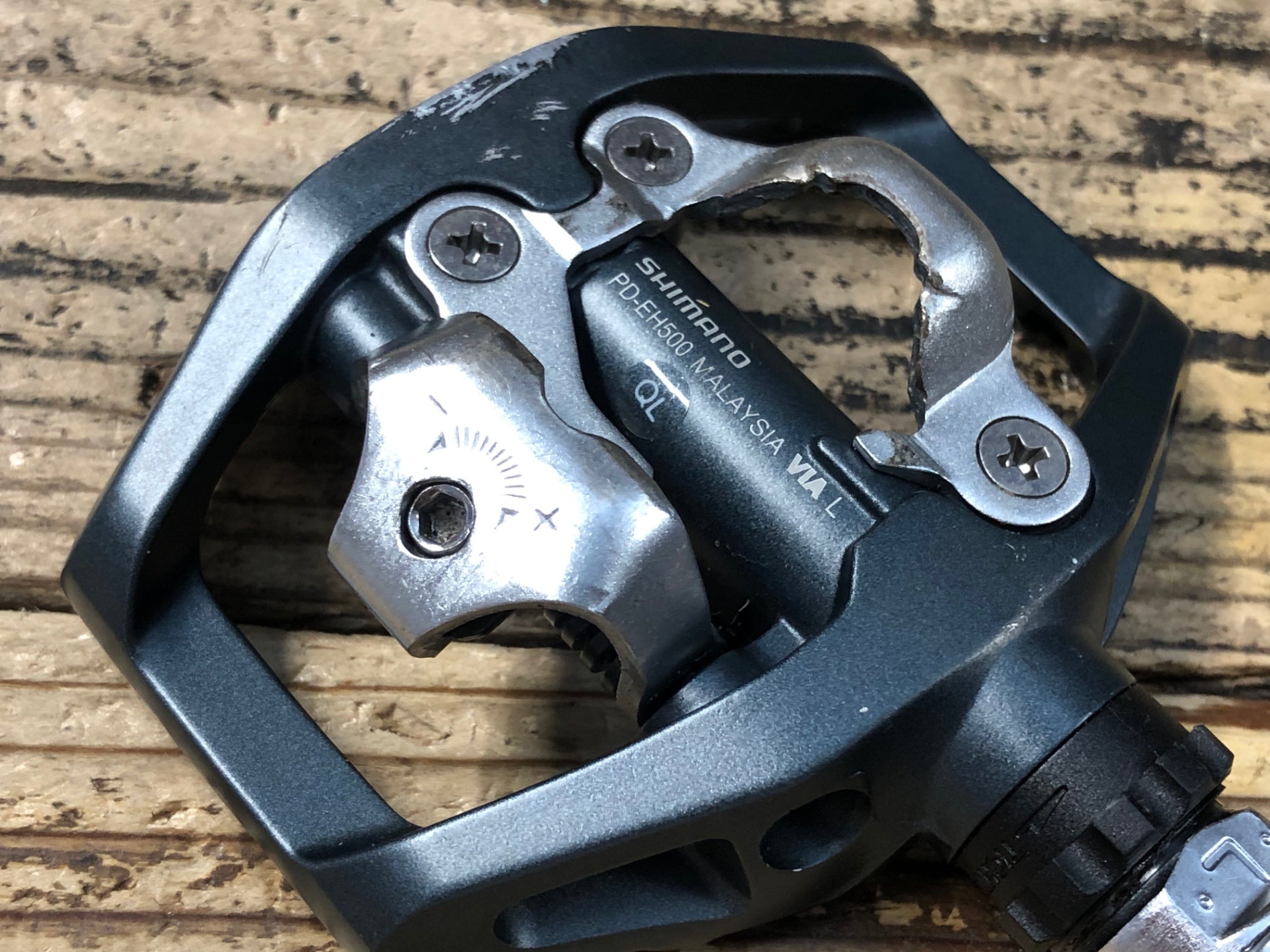 JU024 シマノ SHIMANO PD-EH500 ビンディングペダル 片面フラット SPD