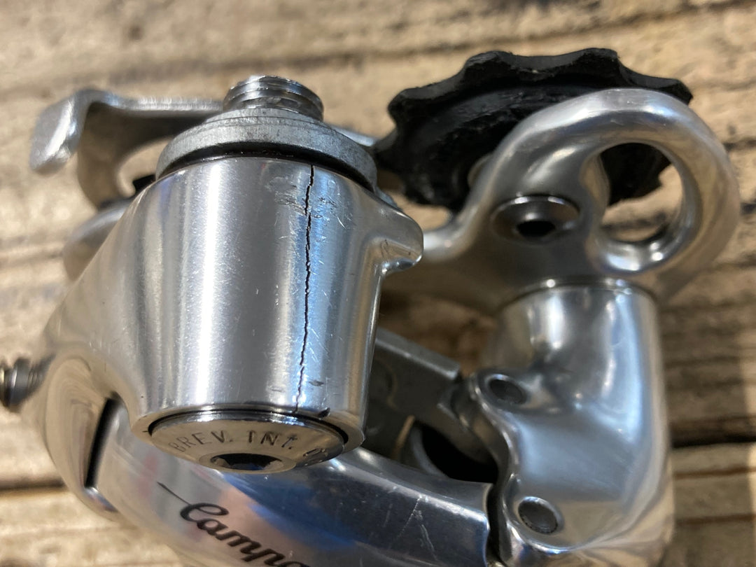 JX876 カンパニョーロ CAMPAGNOLO レコード RECORD リアディレイラー 8S ビンテージ ※固定部ヒビ割れのためジャンク