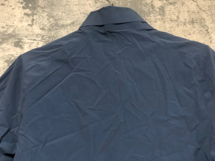 JV850 デサント DESCENTE DAMNGA61 カラーシャツ ブルーグレー M ※汚れ