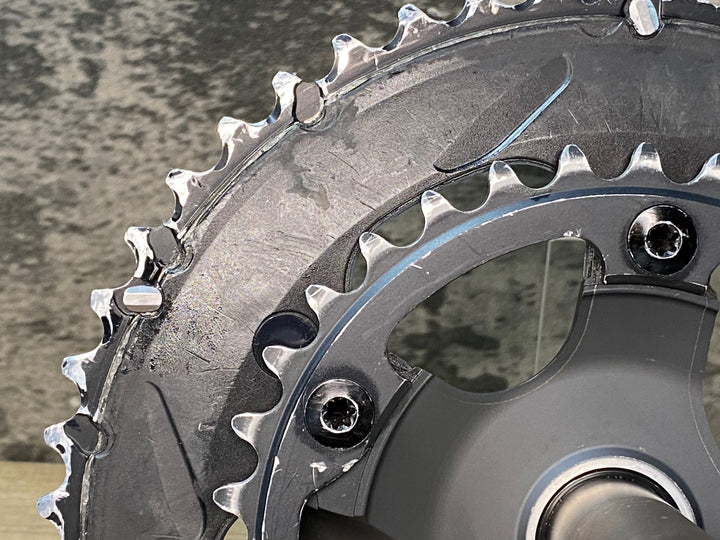 JO125 シマノ SHIMANO アルテグラ ULTEGRA FC-R8000 クランクセット 165mm 50/34T 11S リコール点検済み ※表面へこみ、タッチアップ跡あり
