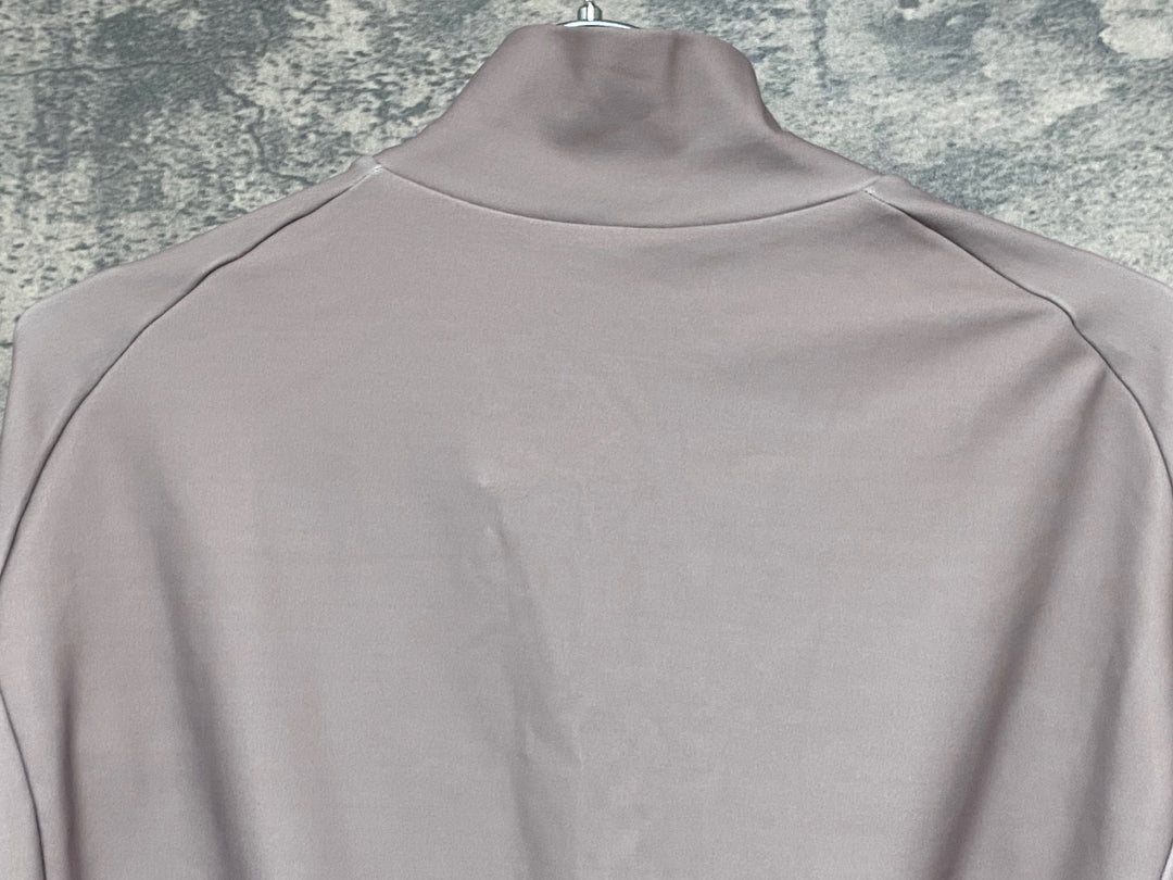 JV312 OSS BIKE WEAR 長袖 サイクルジャージ ベージュ M 裏起毛